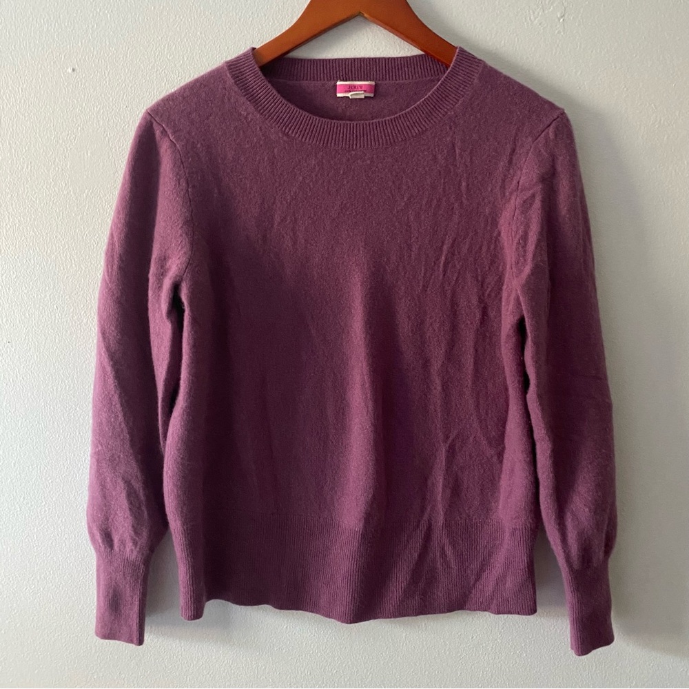 J.Crew 100% Cashmere Sweater Purple Size Medium